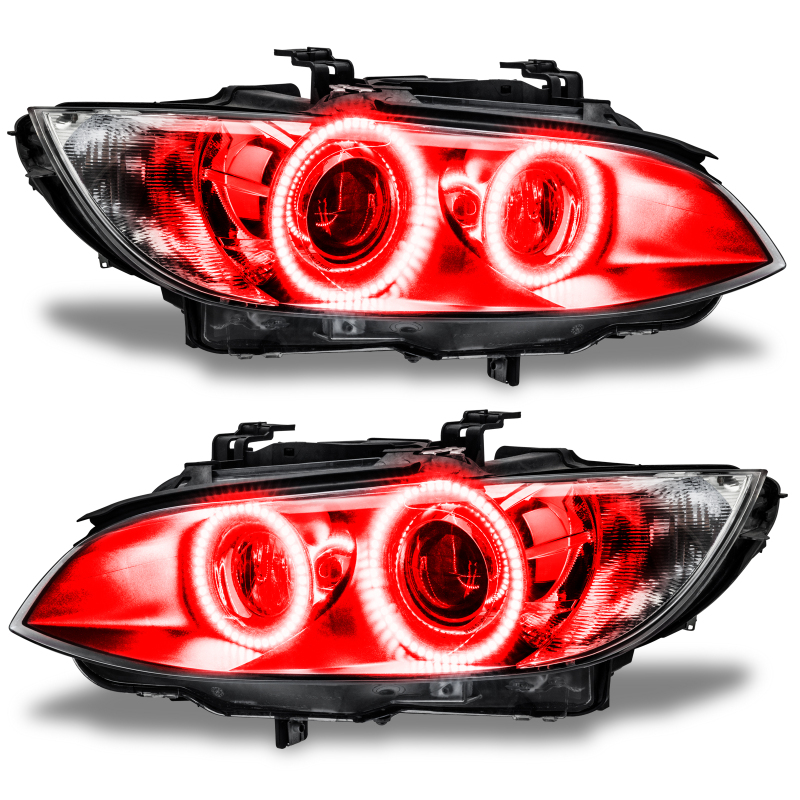 BMW M3 Fog Halo Kit - ORACLE Lighting - LED Projector - Red - `08-`13